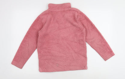 Arctic Storm Girls Pink Fleece Henley Sweatshirt 9-10 Years