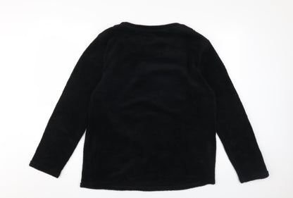 Unisex Adults UK Size M Disney Black Pullover Sweatshirt