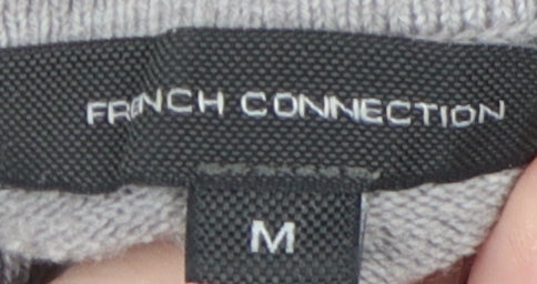 Womens UK Size M French Connection Grey Pullover Jumper
