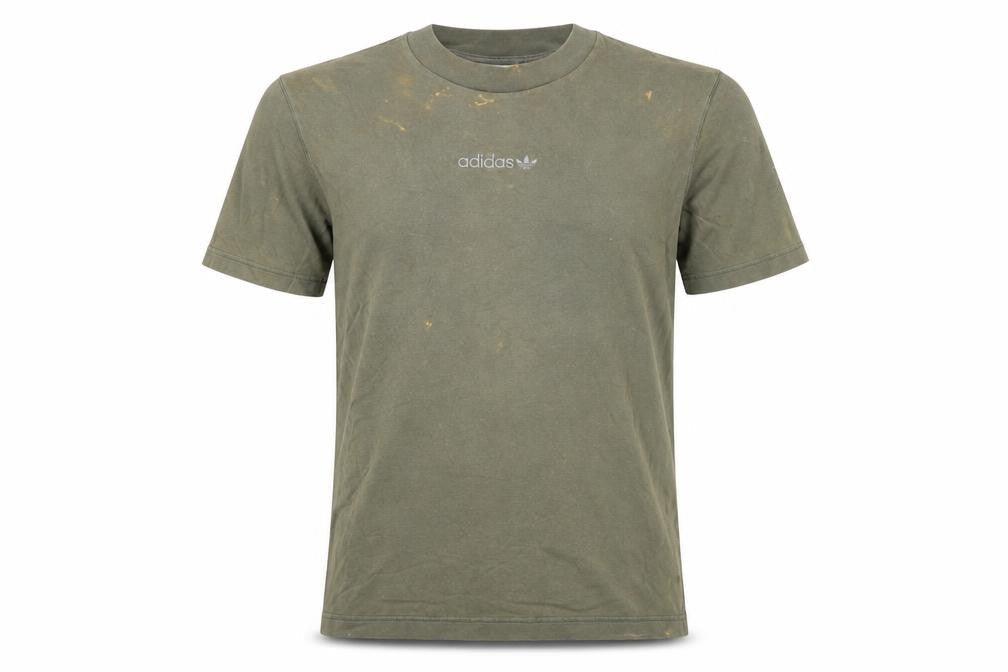 Mens UK Size S adidas Green  T-Shirt