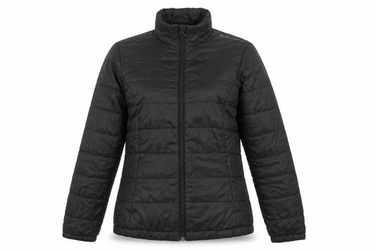 Womens UK Size 16 Oxylane Black Puffer Jacket