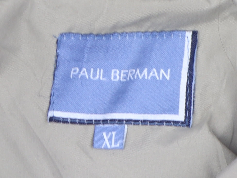 Mens UK Size XL Paul Berman Beige Basic Jacket