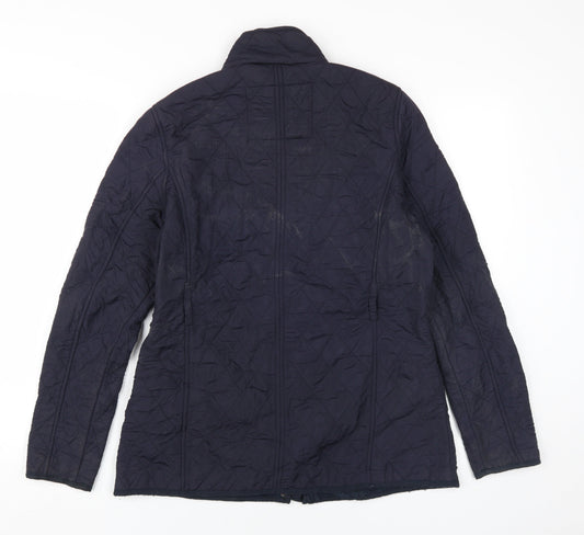 Harvey & Jones Women's Black Quilted Jacket Size 10