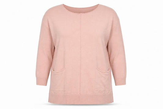 Womens UK Size 10 Apricot Pink Cardigan Jumper