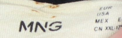 MNG Women's Green Wool Blend Overcoat XL