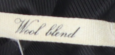 MNG Women's Green Wool Blend Overcoat XL