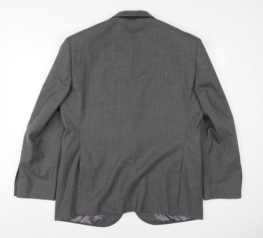 Marks and Spencer Men's Grey Wool Blazer 42S
