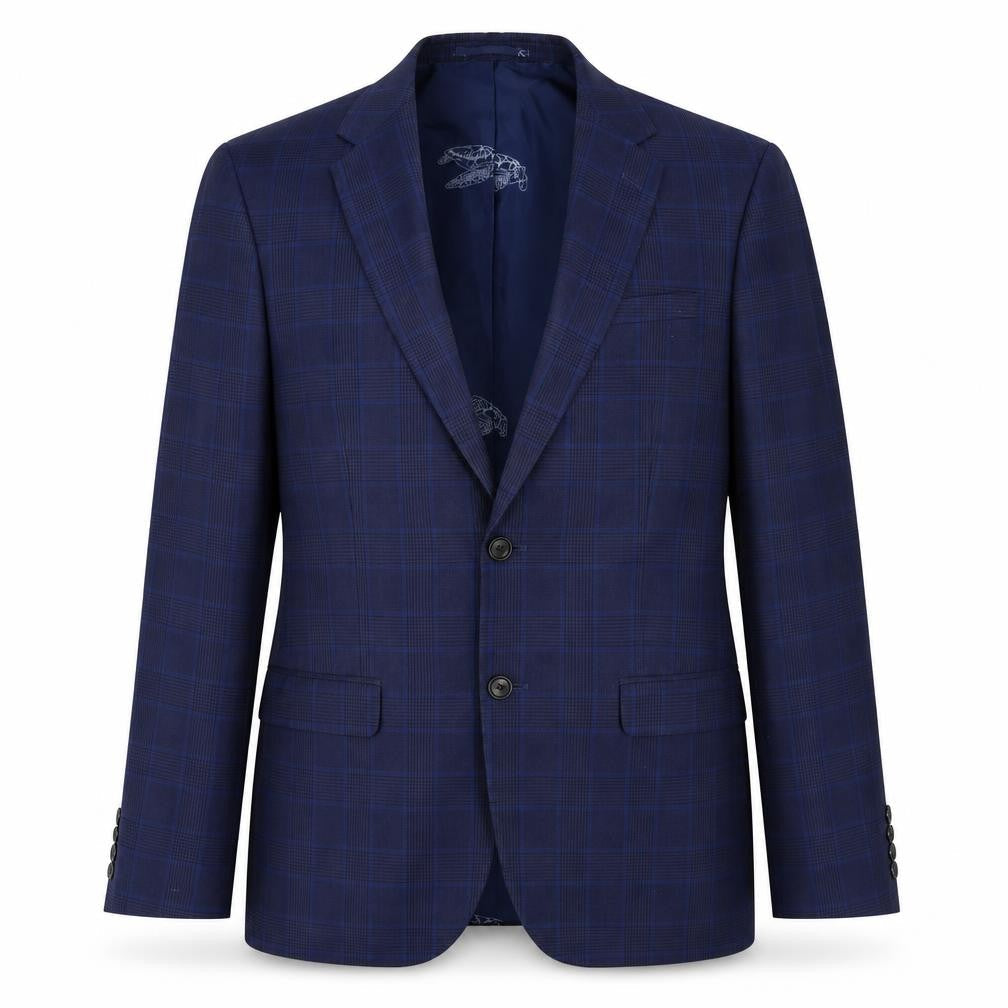 Mens UK Size 40 Moss London Regular Blue Suit Jacket