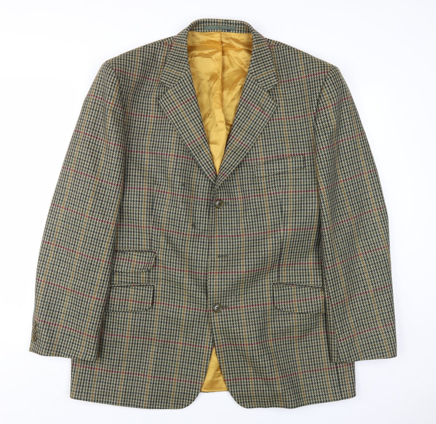 Mens UK Size 44 Brook Taverner Regular Multicoloured Suit Jacket