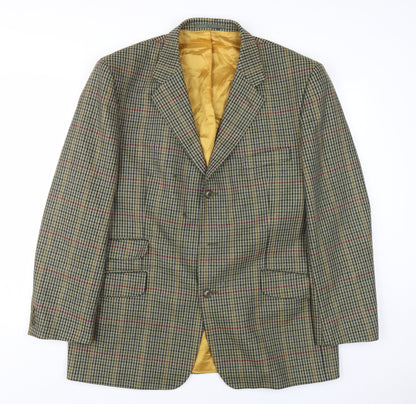 Mens UK Size 44 Brook Taverner Regular Multicoloured Suit Jacket