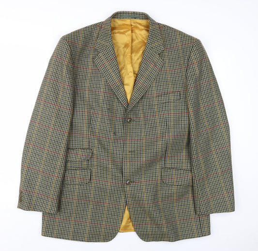Mens UK Size 44 Brook Taverner Regular Multicoloured Suit Jacket