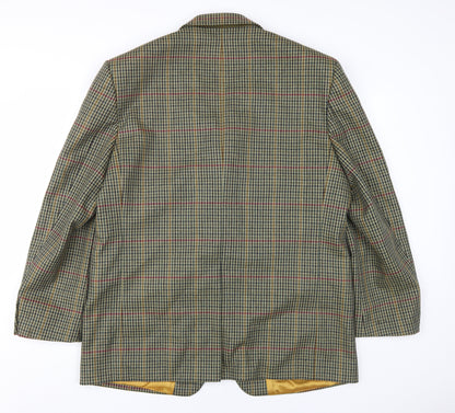 Mens UK Size 44 Brook Taverner Regular Multicoloured Suit Jacket