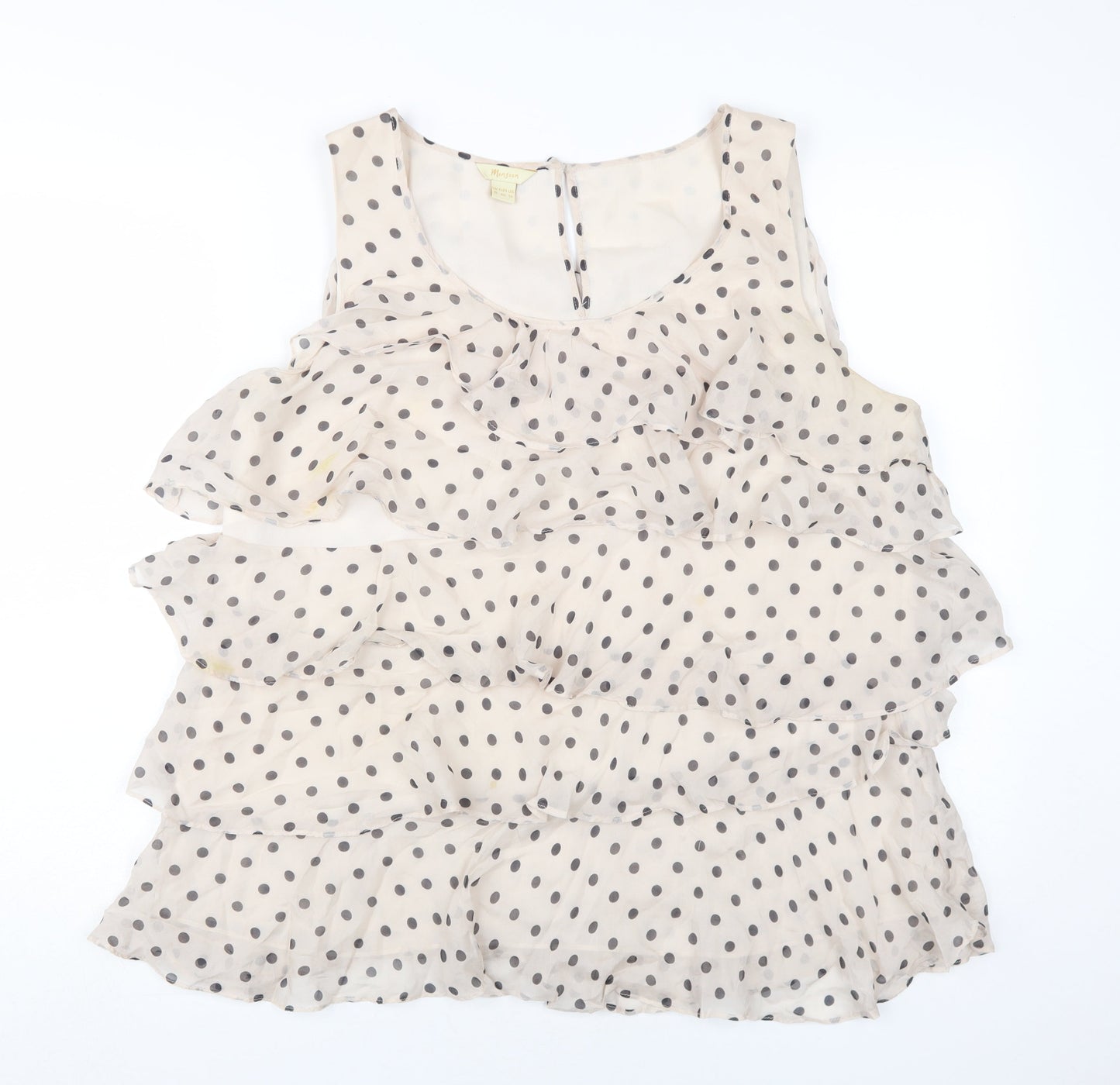 Womens UK Size 18 Monsoon Beige Camisole Blouse