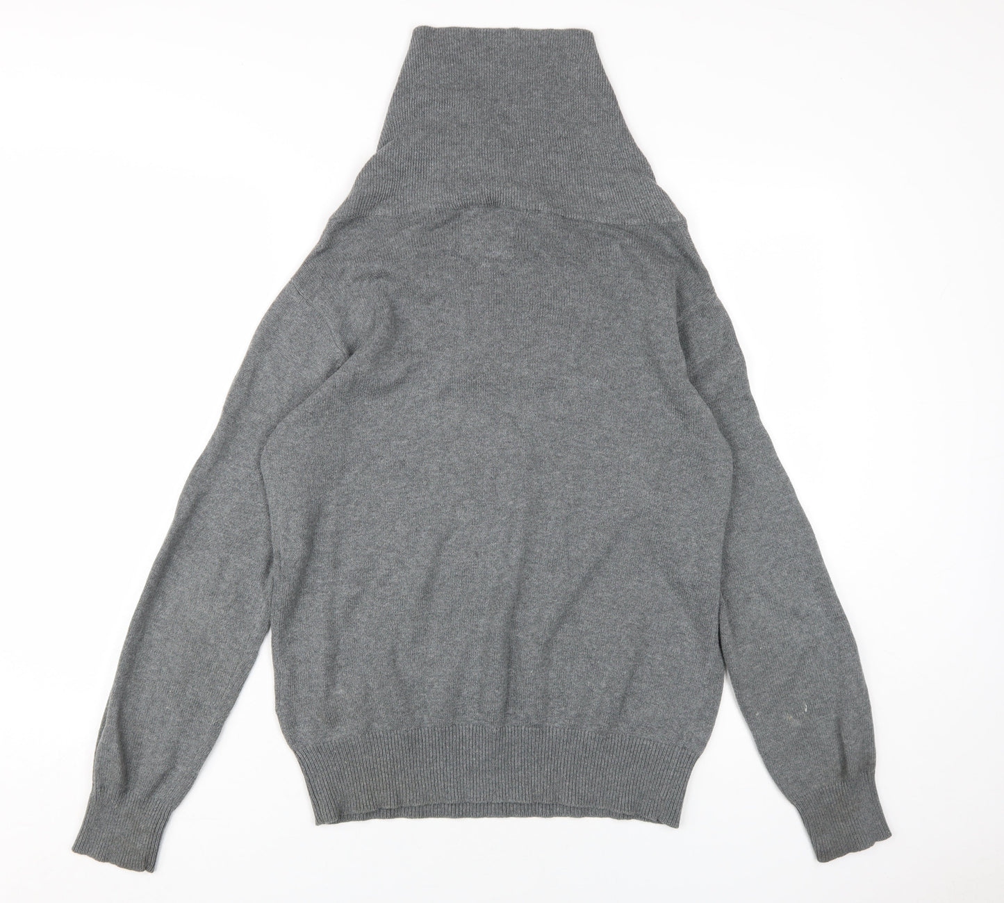 Crosshatch Men's Grey Cotton Pullover Medium