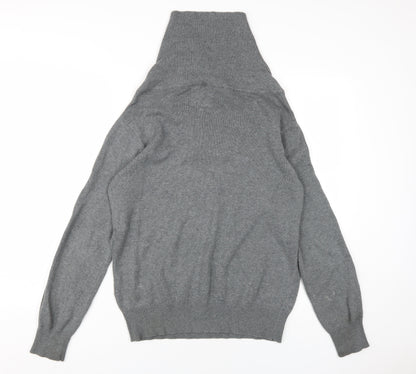 Crosshatch Men's Grey Cotton Pullover Medium