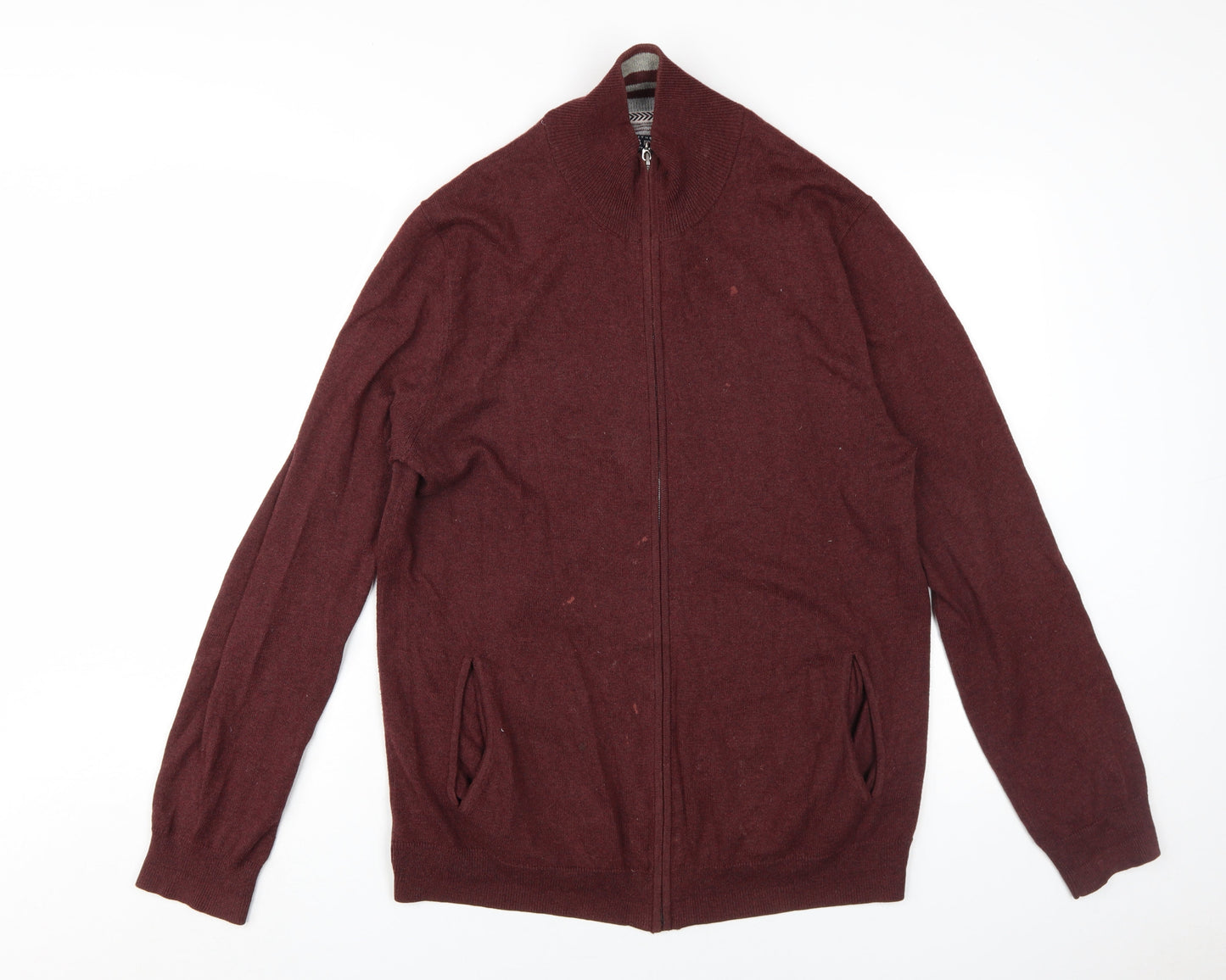 Esprit Men's Red Full Zip Jumper XL