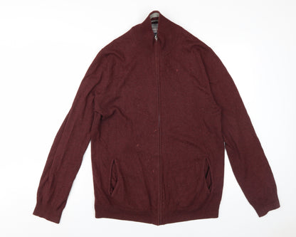 Esprit Men's Red Full Zip Jumper XL