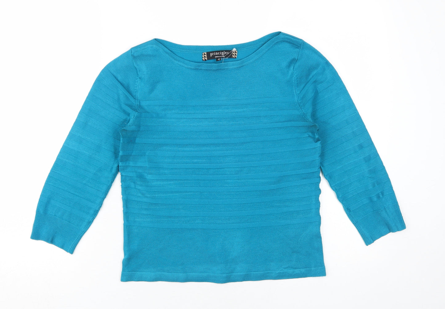 Womens UK Size 10 Principles by Ben de Lisi Blue Pullover Jumper