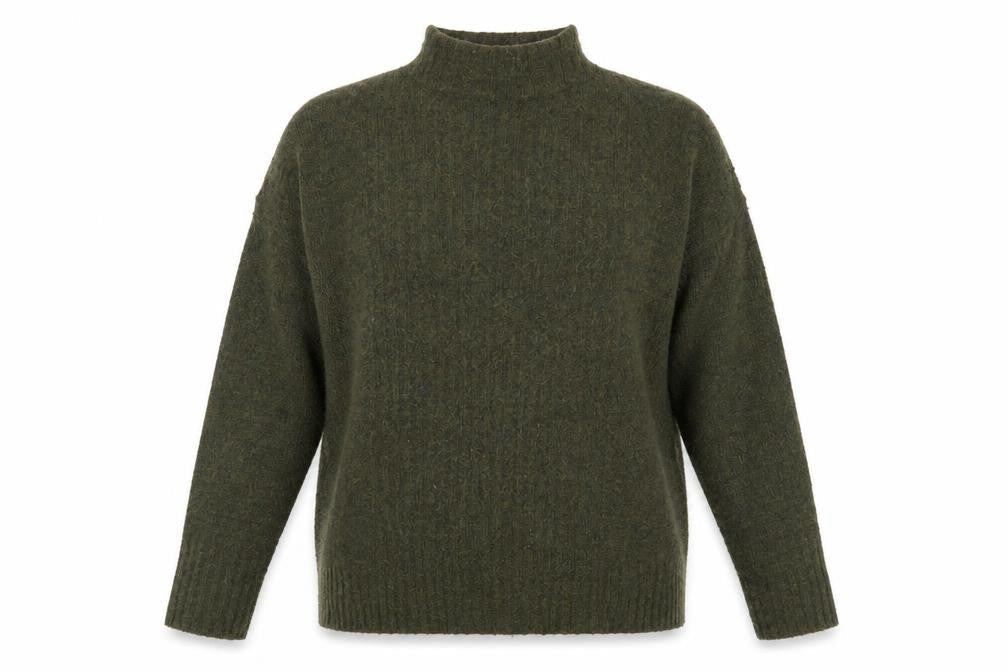 Womens UK Size 12 Warehouse Green Jumper Jumper