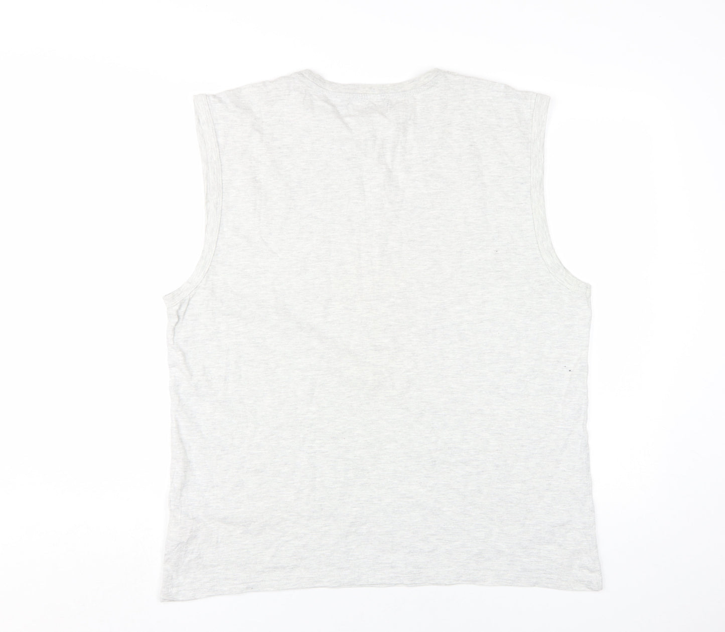 Pierre Cardin Men’s Grey Sleeveless T-Shirt XL