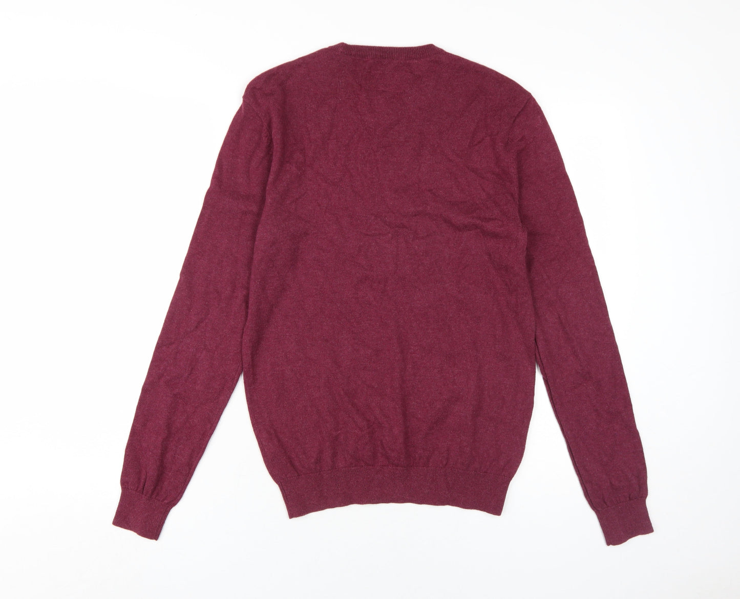 Jack Wills Men's Red Crew Neck Pullover Jumper XS