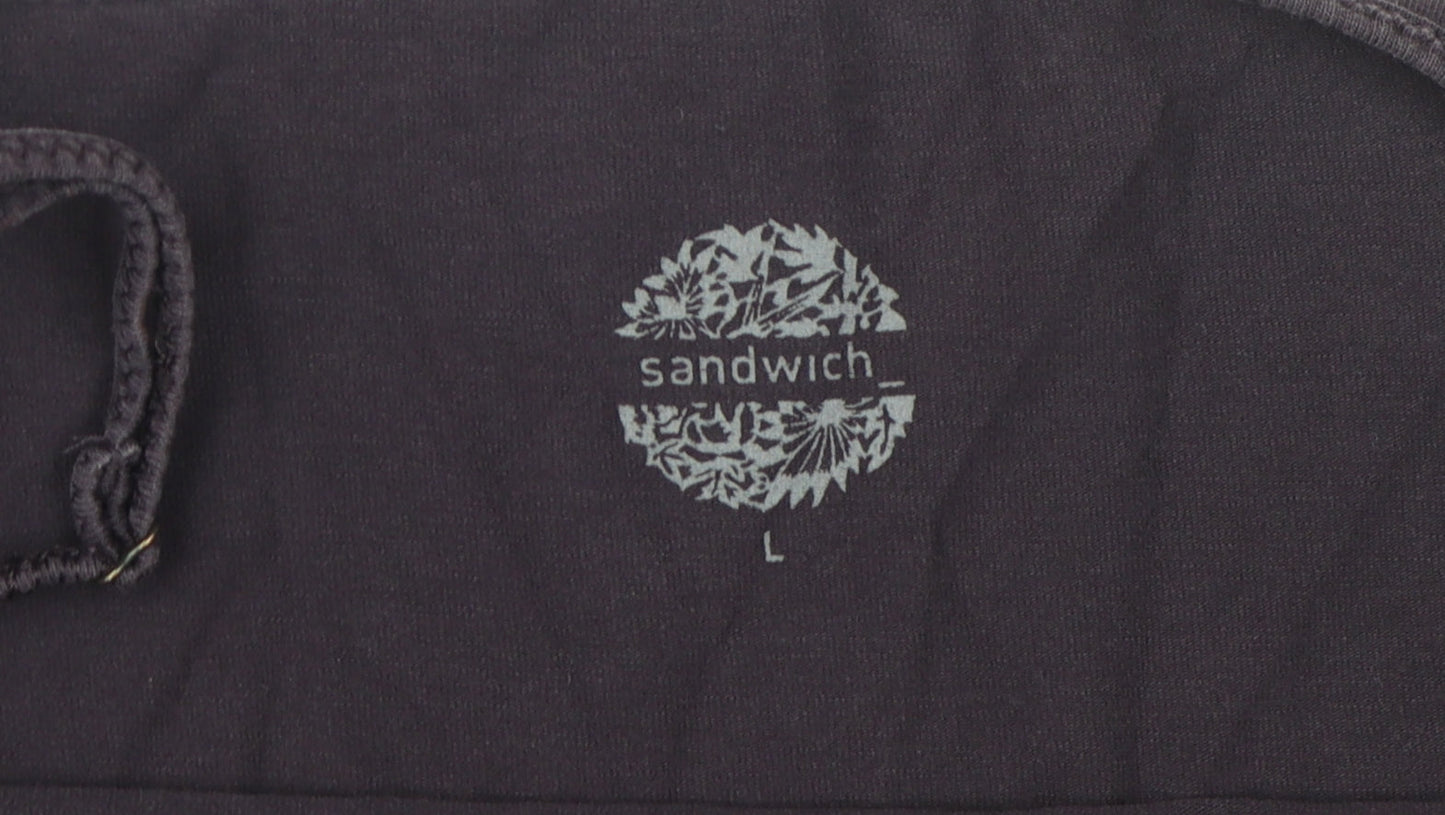 Womens UK Size L Sandwich Purple Camisole Tank