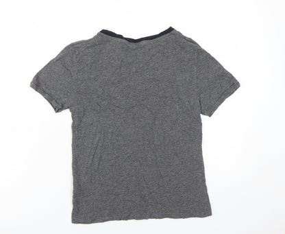 Jack Wills Women's Grey Crew Neck T-Shirt Size 12