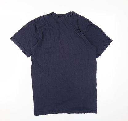Mens UK Size S American Apparel Blue  T-Shirt