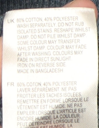 White Stuff Men's Blue Long Sleeve Crew Neck T-Shirt