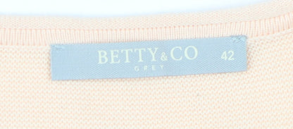 Betty & Co Women's Beige Cardigan Size 14