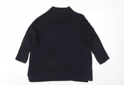 Womens UK Size XS French Connection Black Pullover Jumper