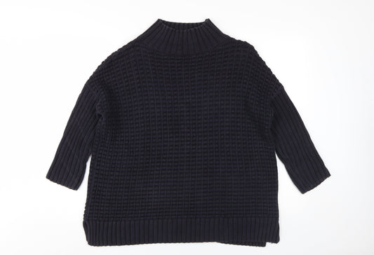 Womens UK Size XS French Connection Black Pullover Jumper