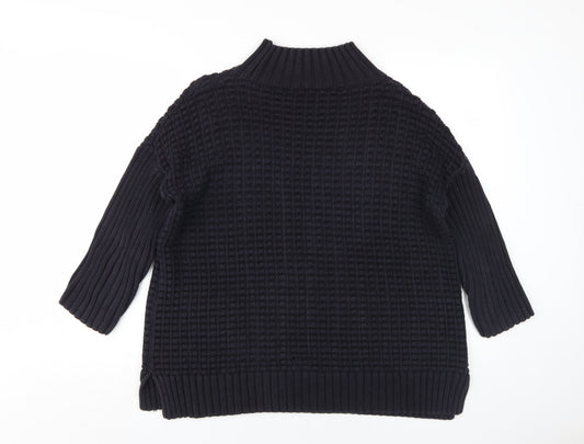 Womens UK Size XS French Connection Black Pullover Jumper