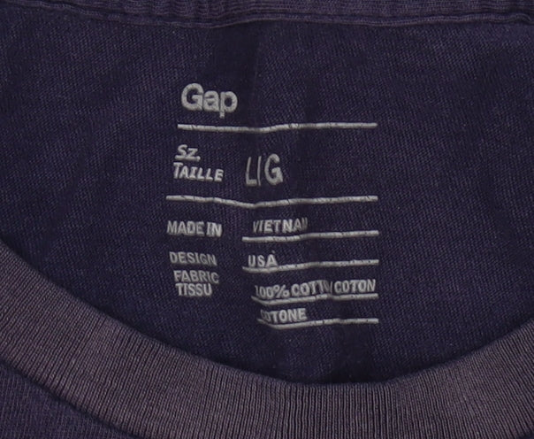 Mens UK Size L Gap Blue  T-Shirt
