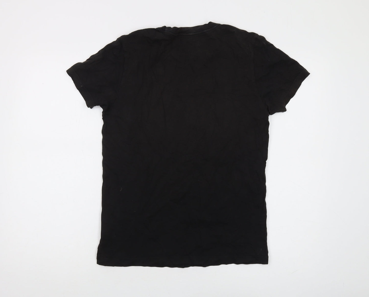 Adidas Men's XS Black Graphic T-Shirt, Sports Style