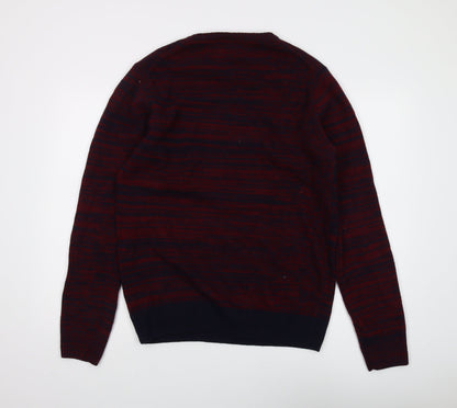 Criminal Men's Multicoloured Medium Pullover Jumper