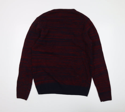 Criminal Men's Multicoloured Medium Pullover Jumper