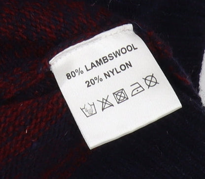 Criminal Men's Multicoloured Medium Pullover Jumper