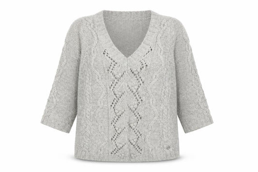 Womens UK Size 12 White Stuff Grey Pullover Jumper