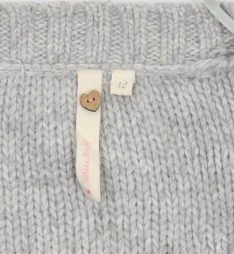 Womens UK Size 12 White Stuff Grey Pullover Jumper