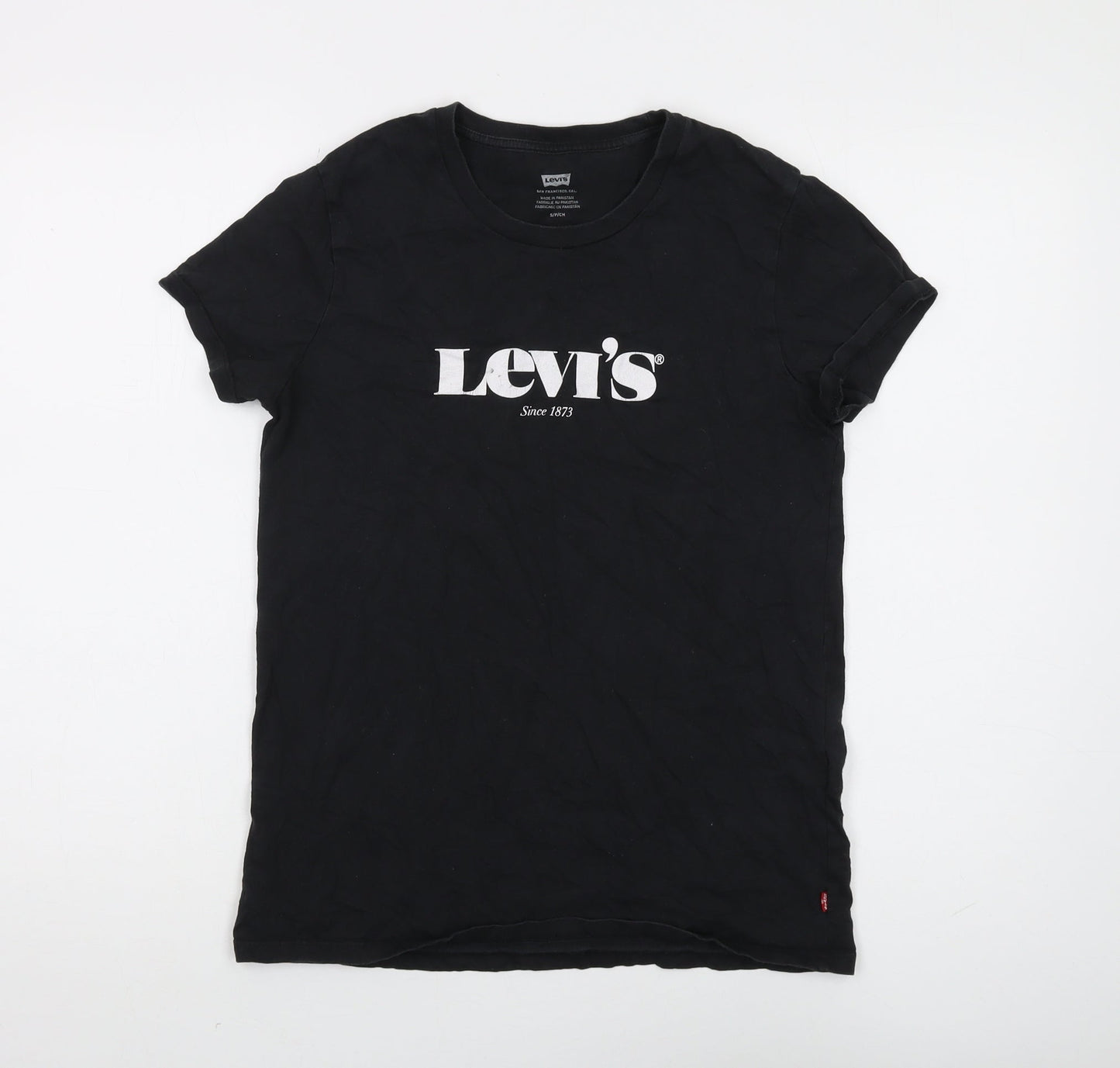 Unisex Adults UK Size S Levi's Black Basic T-Shirt
