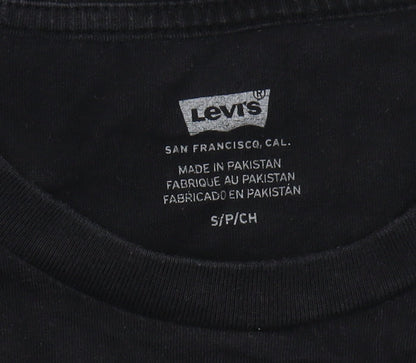 Unisex Adults UK Size S Levi's Black Basic T-Shirt