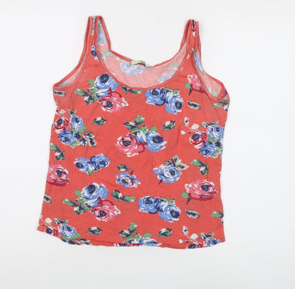 Womens UK Size S Oasis Multicoloured Basic Tank