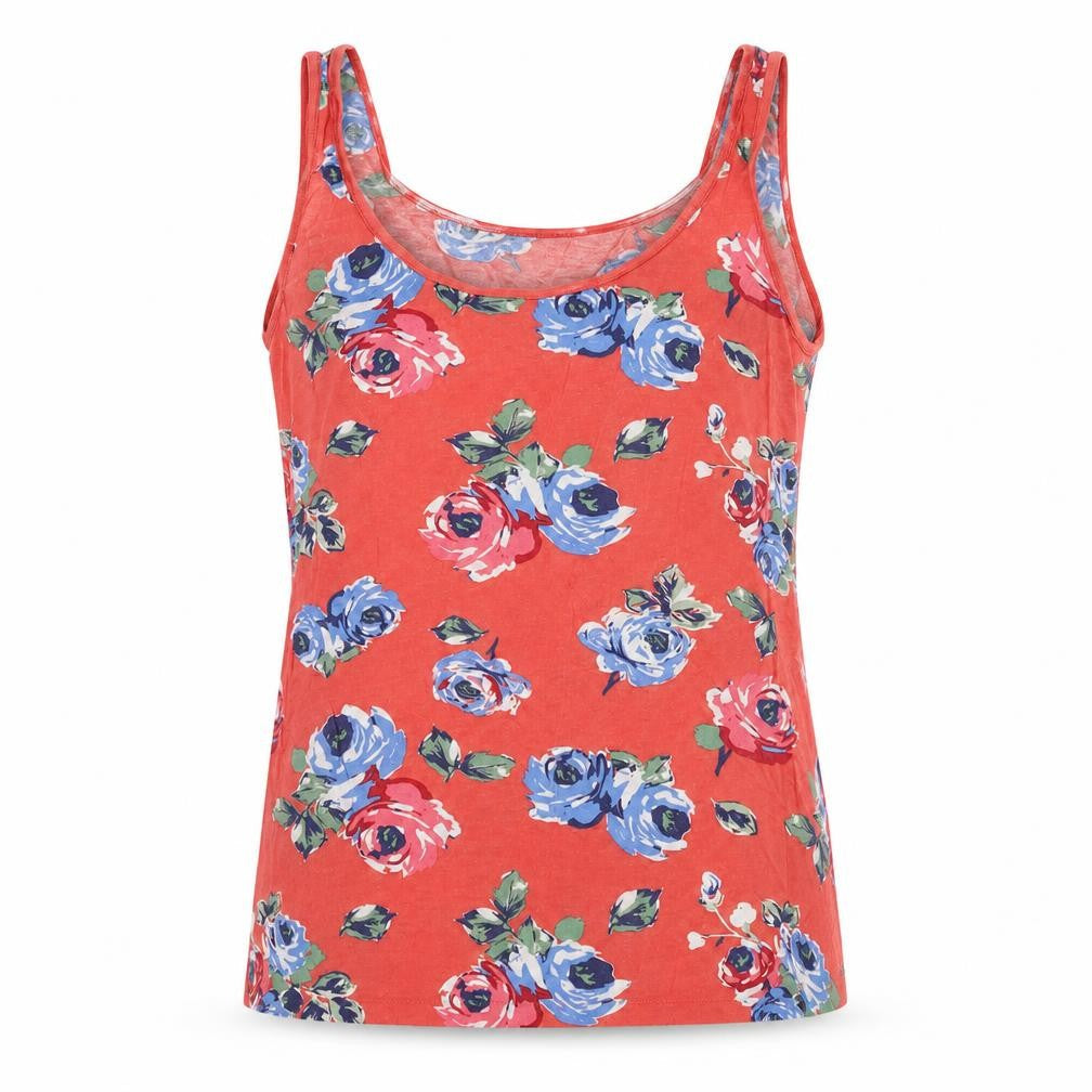 Womens UK Size S Oasis Multicoloured Basic Tank