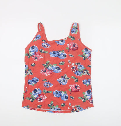 Womens UK Size S Oasis Multicoloured Basic Tank