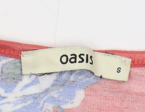 Womens UK Size S Oasis Multicoloured Basic Tank