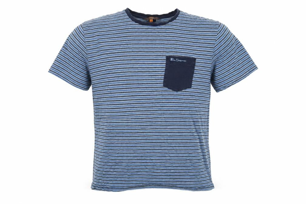 Mens UK Size L Ben Sherman Blue  T-Shirt