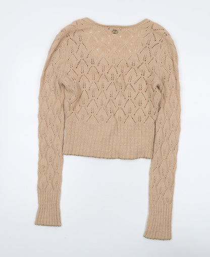 Twinset Women’s Beige Cardigan S Button Knit Jumper