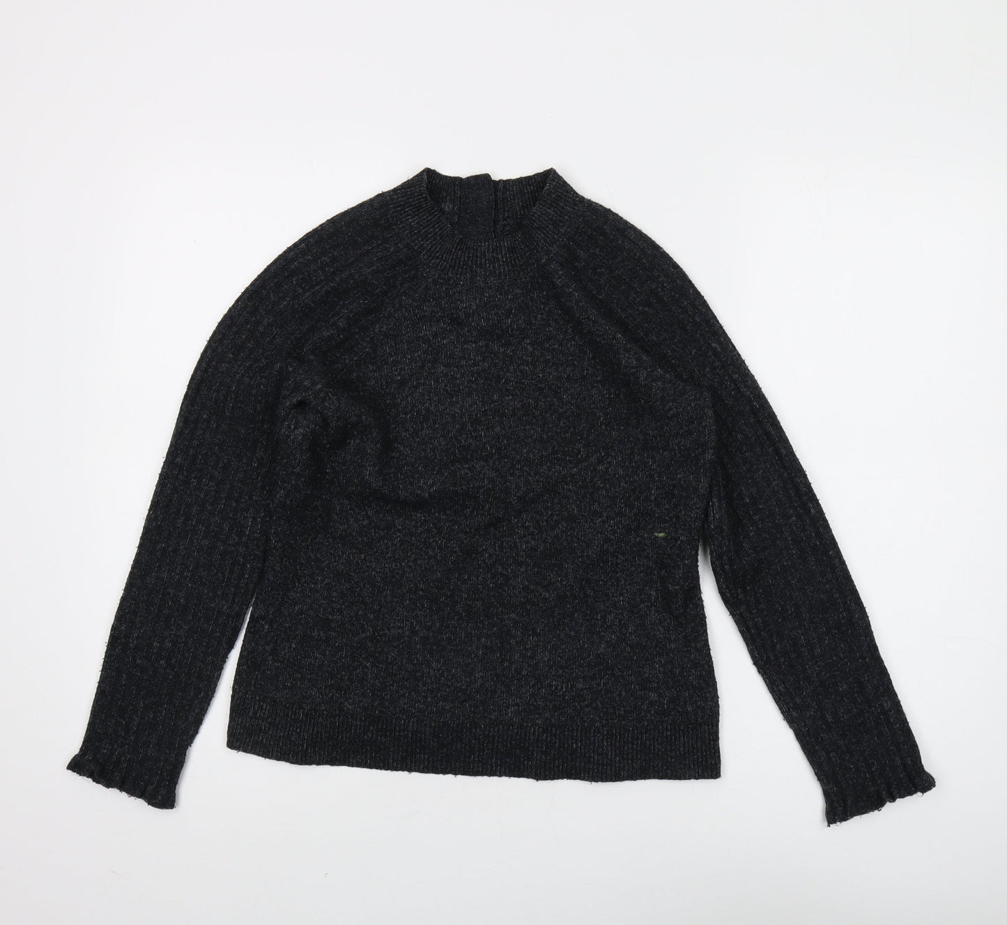 Abercrombie & Fitch Women's Black Mock Neck Jumper