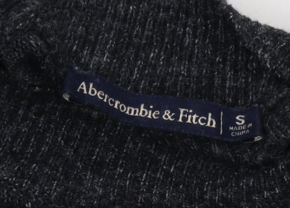 Abercrombie & Fitch Women's Black Mock Neck Jumper